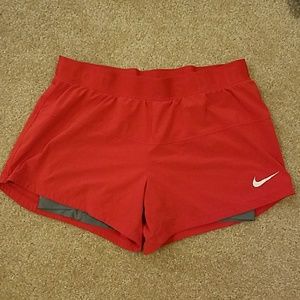 Nike dryfit shorts with spandex